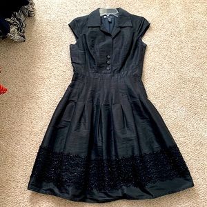 Black cocktail dress